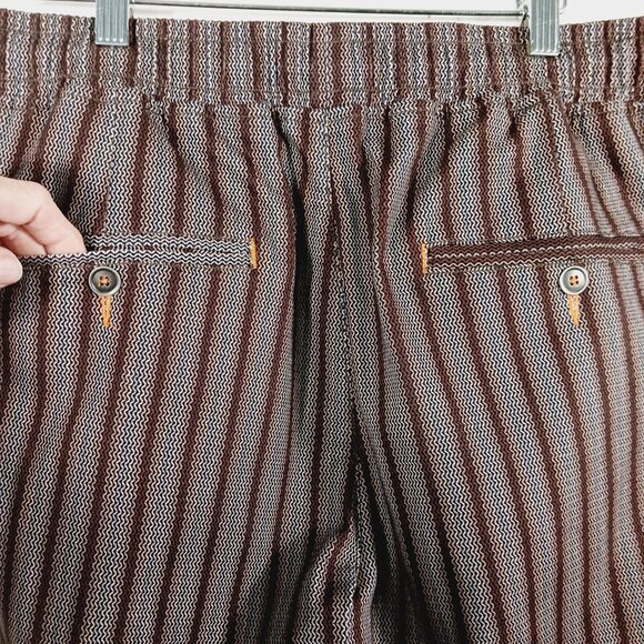 TALLIA Sport Men's Drawstring Pants, Cotton Stretch, Striped, Size Large, Casual - Picture 10 of 16